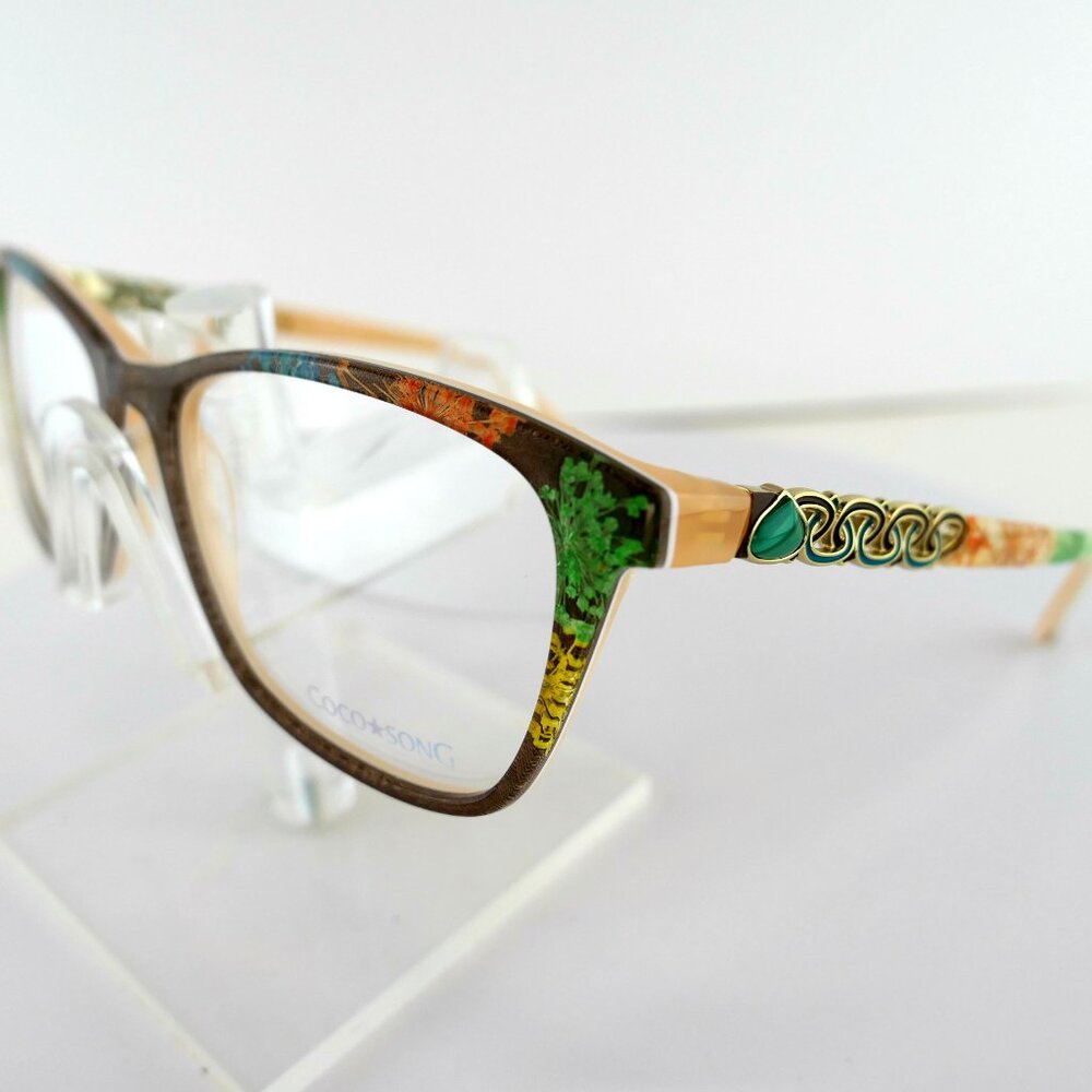 COCO SONG CV 230 (C:4) BEIGE  54-16-140 EYEGLASS FRAMES - Picture 3 of 9